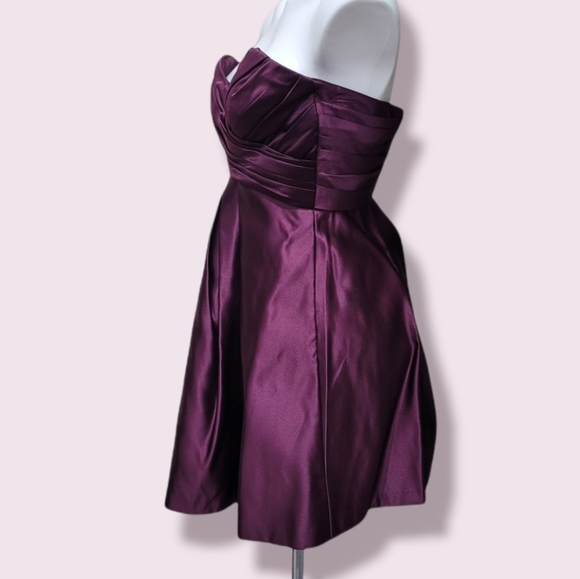Bill Kevkoff Bridesmaid Prom Party Strapless Dress Size 4 - Picture 2 of 12